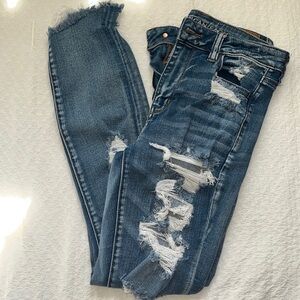 American Eagle women’s next level stretch high rise jegging, size 10
